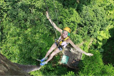 Zipline+Sticky waterfall+Long Neck Village Private Tour