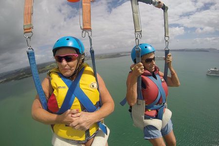 Parasailing Adventure Over the Bay of Islands