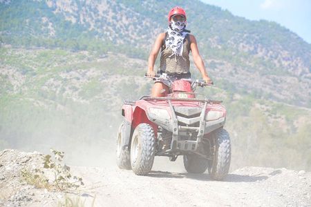 Koprulu Canyon: River Quad Bike Adventure w/ Zip-line