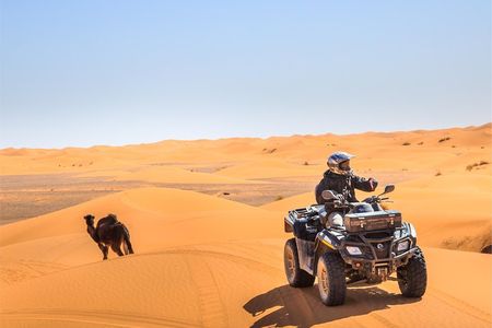 Dubai Red Dune Safari, ATV Quadbiking 10 mins, BBQ, shows
