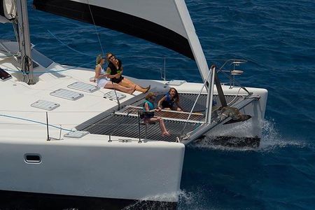 50' Luxury Yacht. Private Full or Half Day Catamaran Snorkel, & Beach Experience
