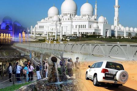 Abu Dhabi city tour and Desert Safari Dubai combo