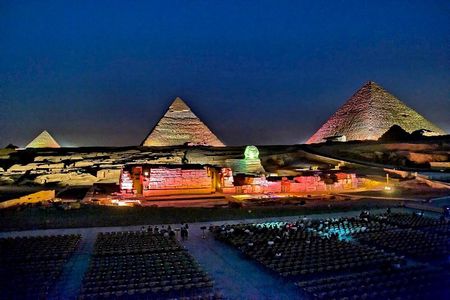 Private Tour: Sound and Light Show at the Pyramids of Giza from Cairo