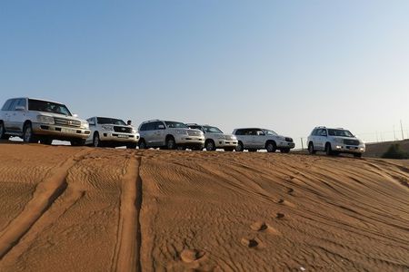 Morning Red Dunes Desert Safari With Quad bike And Sand Boarding
