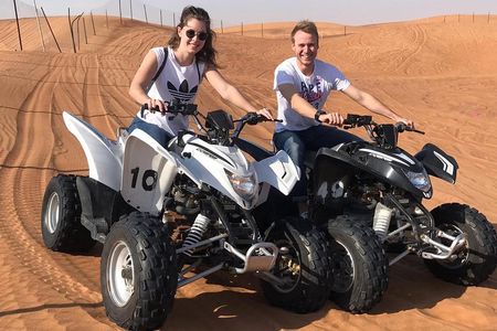 Dubai 30 Mins Quad Bike Desert Drive & Safari - Morning