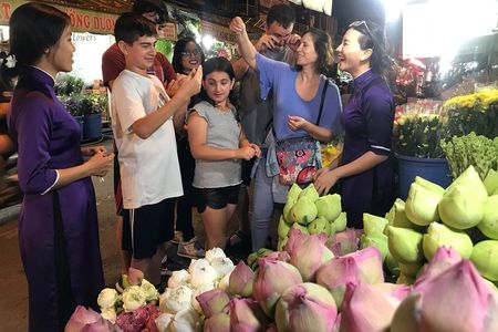 Private Walking Saigon Food Tour by Night