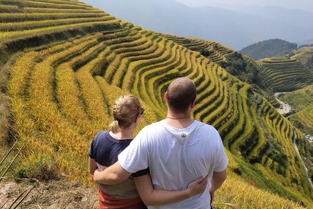 2-Day Private Tour: Longji Rice Terraces and Ziyuan Bajiaozhai Geography Park