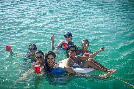 3-Hour Private Catamaran with Snacks & Open Bar.