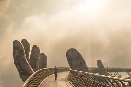 Hoi An or Da Nang to Golden Bridge, SonTra Monkey Mountain, Marble Mountain 