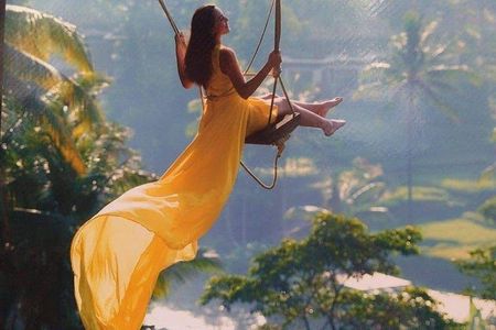 Swing Bali-Ubud Rice Terrace_Elephant Cave & Ubud Waterfall