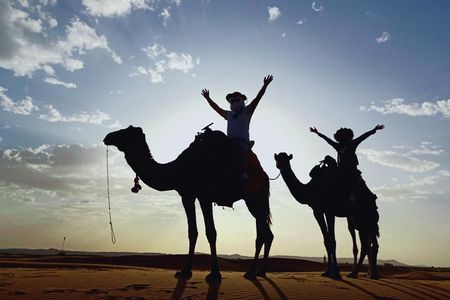 Camel ride & overnight in desert camp