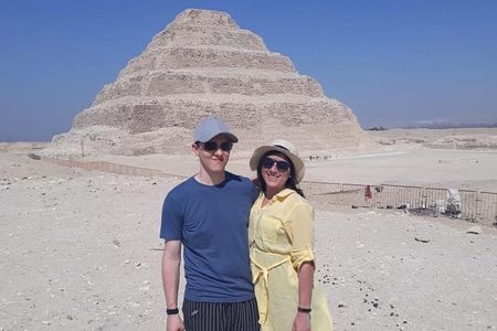 Private Guided Day Tour in Giza Saqqara and the Egyptian Museum Including a Camel Ride from Cairo