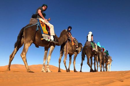 7-days: Casablanca to Chefchaouen then Fes and Sahara Desert - Camel Trekking