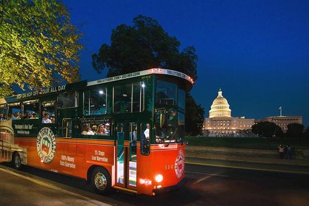 Washington DC Monuments by Moonlight Tour by Trolley
