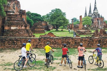 Ayutthaya Eco Friendly Bike Tour Famous Landmarks & Cultural Gems