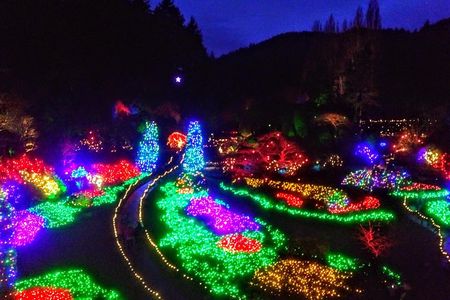 Christmas in Victoria and the Butchart Gardens