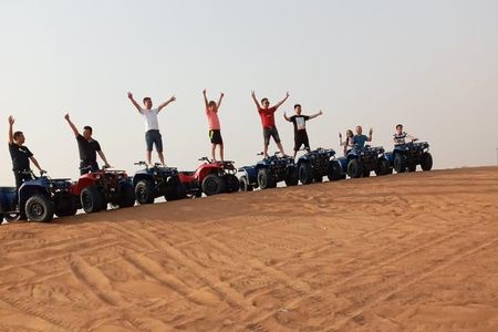 Evening Safari with Quad Bike, Camel Riding, BBQ Dinner and Dune Bashing
