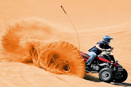 Dubai Evening 4x4 Desert Safari ATV Bike ,Camel Ride , BBQ Dinner