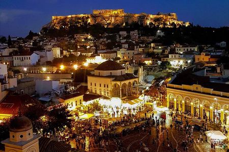 Private Sightseeing in Athens By Night