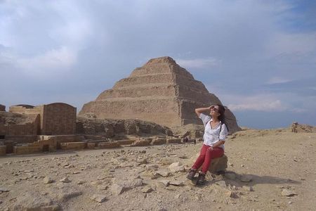 Best Day-Tour to Pyramids of Giza Saqqara Memphis and Dahshur from Cairo