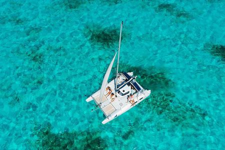Private Catamaran from Cancun to Isla Mujeres for up to 13 People