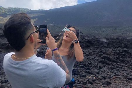 Tour to the active Pacaya Volcano.