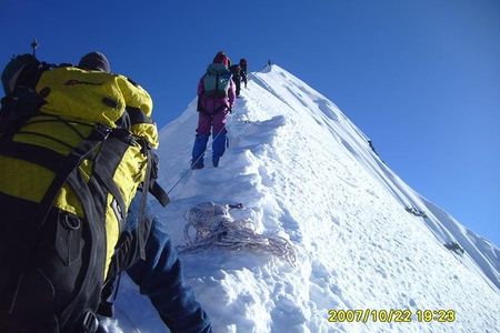 Island Peak Climbing 6160meters on 20 Days 