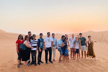 Private Morning Desert Safari with CamelRide & Sand Boarding