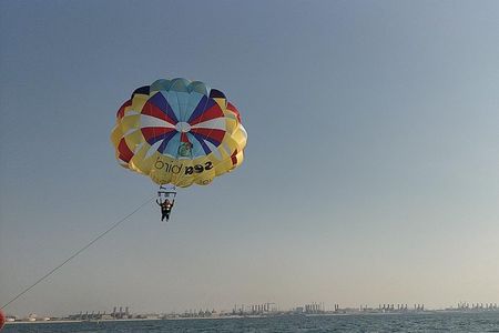 Parasailing Adventure on Jumeirah Beach with Sea Bird water Sports Dubai