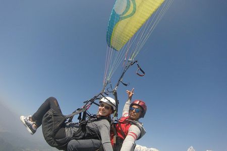 Paragliding at Pokhara