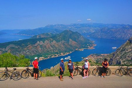 Bike tour - Downhill from Njegos Mausoleum to Kotor bay