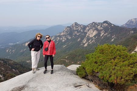 Hike at Mt. Bukhansan National Park with professional Guide(including Lunch)
