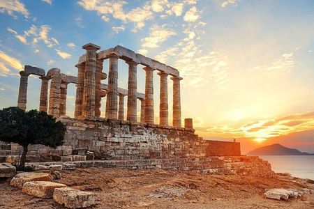 Sunset - Temple of Poseidon Half Day Private Tour