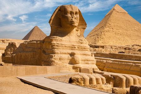 Giza Pyramids & Sphinx with Camel Ride in a Private Half Day Tour
