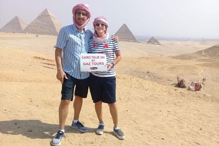 Full day private tour Pyramids, camel ride and VIP lunch included