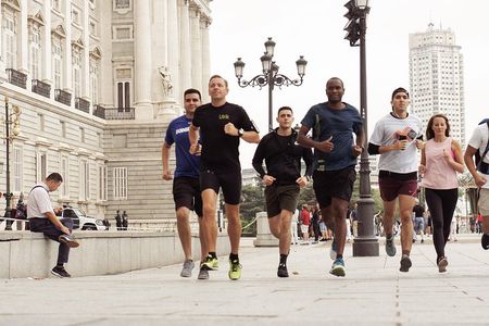 Madrid City Center and Retiro Park Running Private Tour 