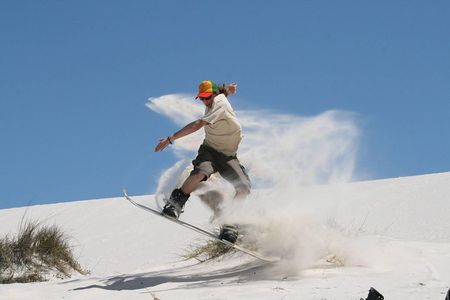 Sandboarding from Cape Town