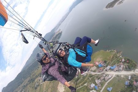 Paragliding at Sarangkot Pokhara