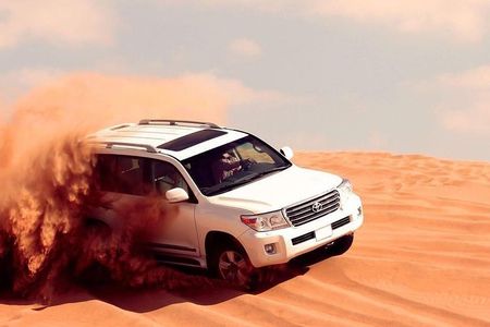 Private Desert Safari With Sand Boarding Quad bike and Camel Ride BBQ Dinner