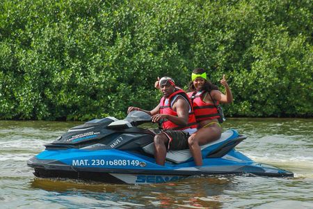 Cancun Mangrove Jet Ski Tour: 2 riders per jet ski