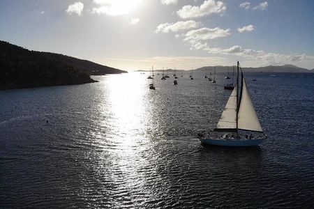 Group Sunset Sail St. John