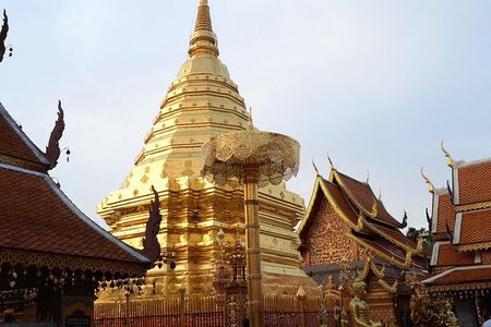 Hot! Doisuthep Temple+Wat Palad+Sticky waterfall