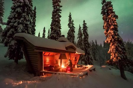 3-h Northern Light Safari by Snowmobiles From Levi
