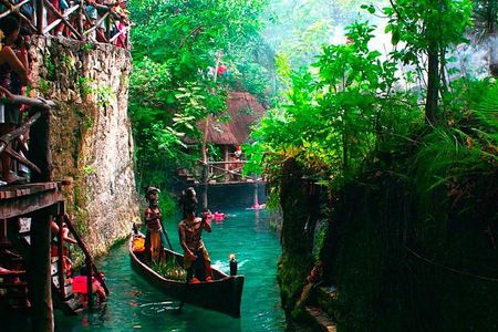 Xcaret Plus Tour & Swim in the Underground River only from Tulum