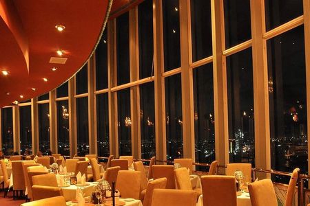 Dinner at the Revolving Bellini Restaurant in Mexico City