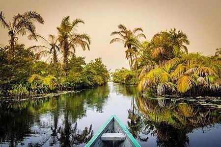 Experience Nzulezu! A village on stilts!