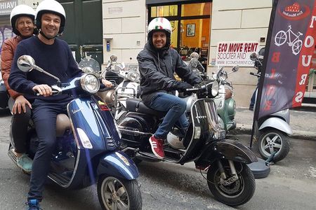 Vespa Self Drive Tour Secret Rome 3/4 hours