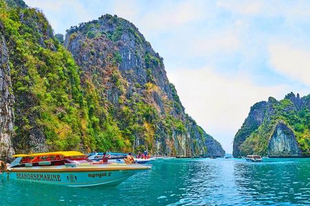 Phi Phi + Bamboo Island Sunset by Speed Catamaran