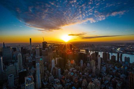 See the sunrise at the Empire State Building in NYC