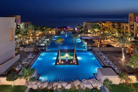 Day use with Lunch at a Dead Sea Resort Private transportation